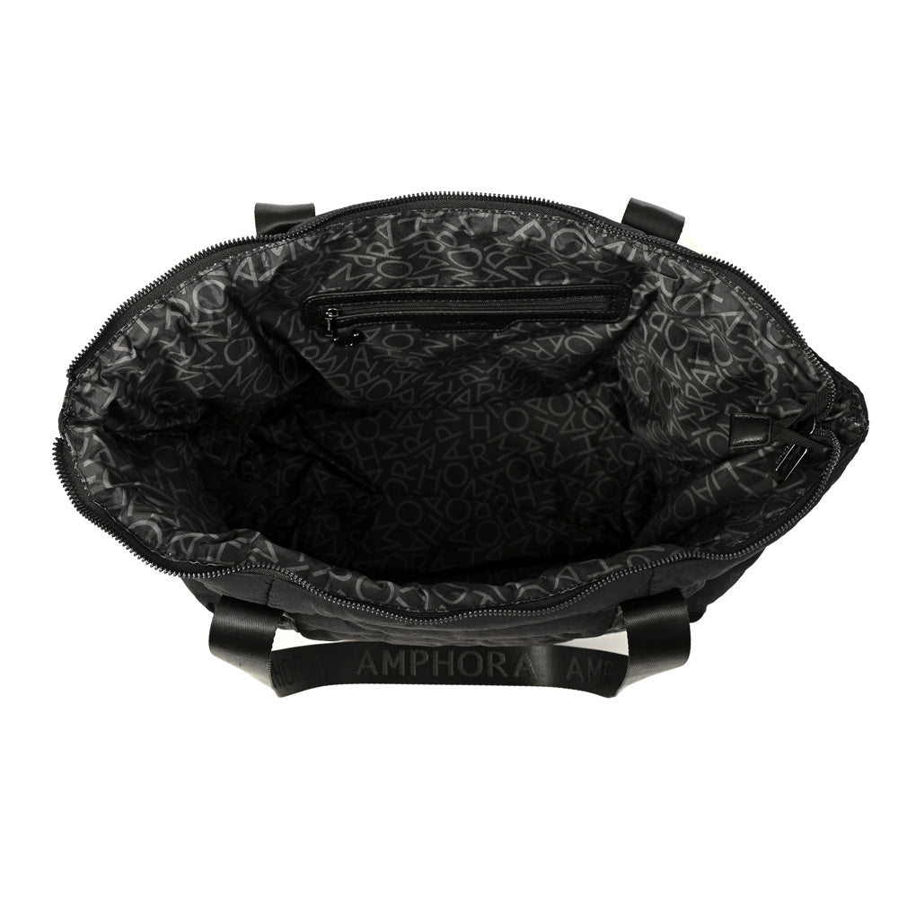 Cartera Dos Asas Grande Simona Negro