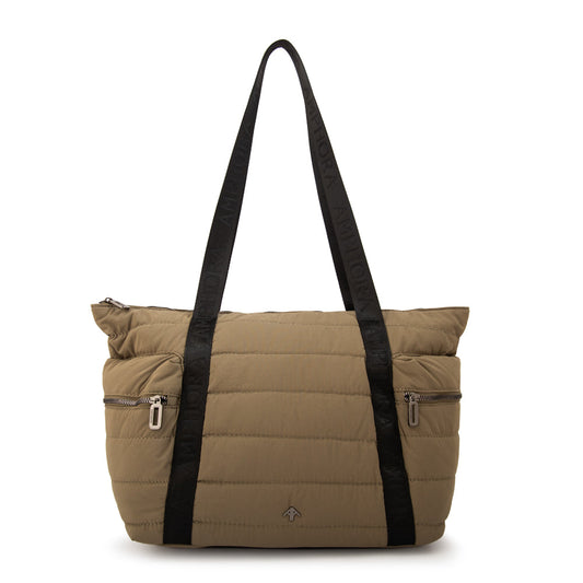 Cartera Dos Asas Grande Simona Verde Oscuro