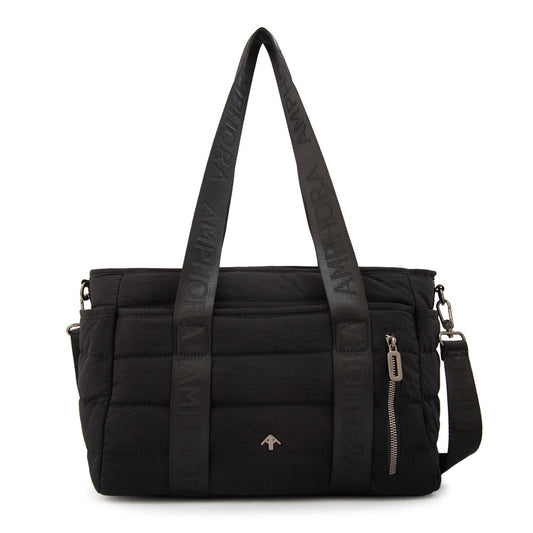 Cartera Dos  Mediana Simona Negro