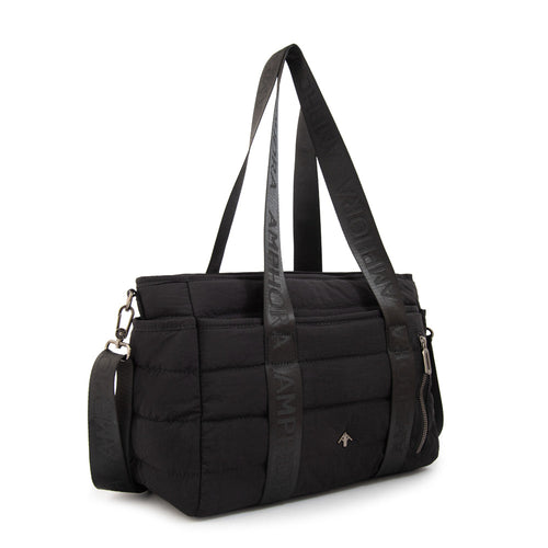 Cartera Dos  Mediana Simona Negro