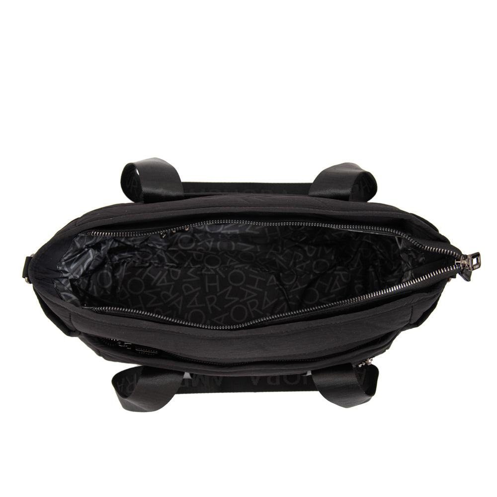 Cartera Dos  Mediana Simona Negro