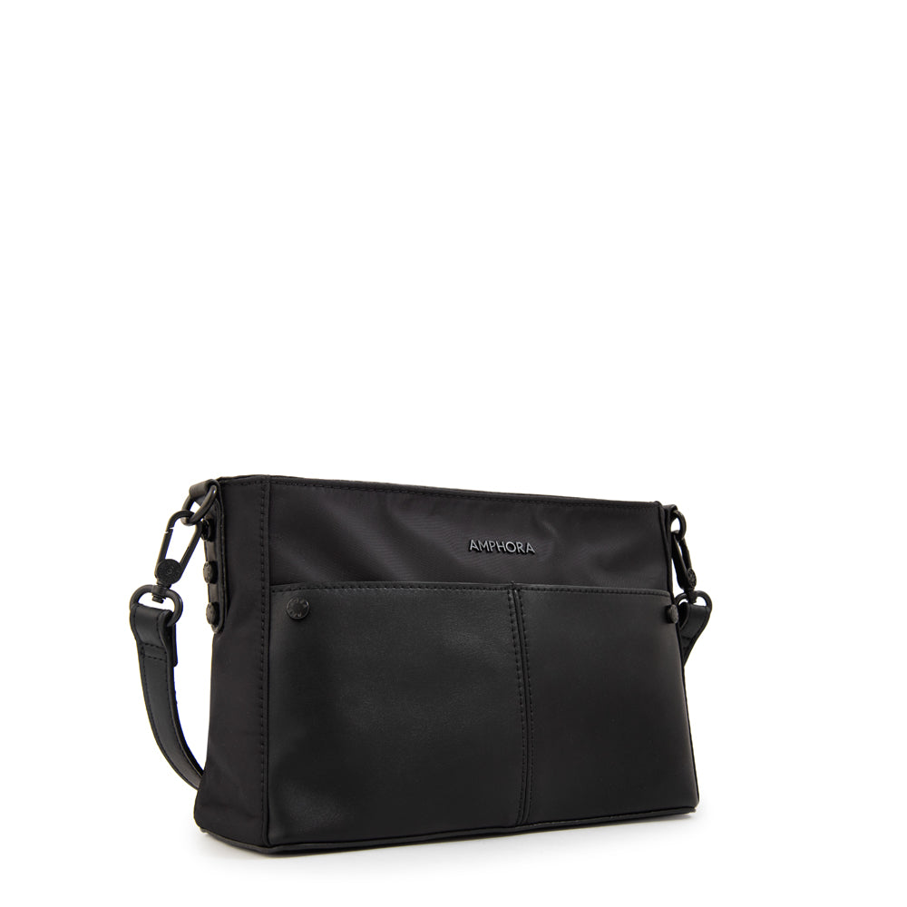 Crossbody Daniella Nylon Negro