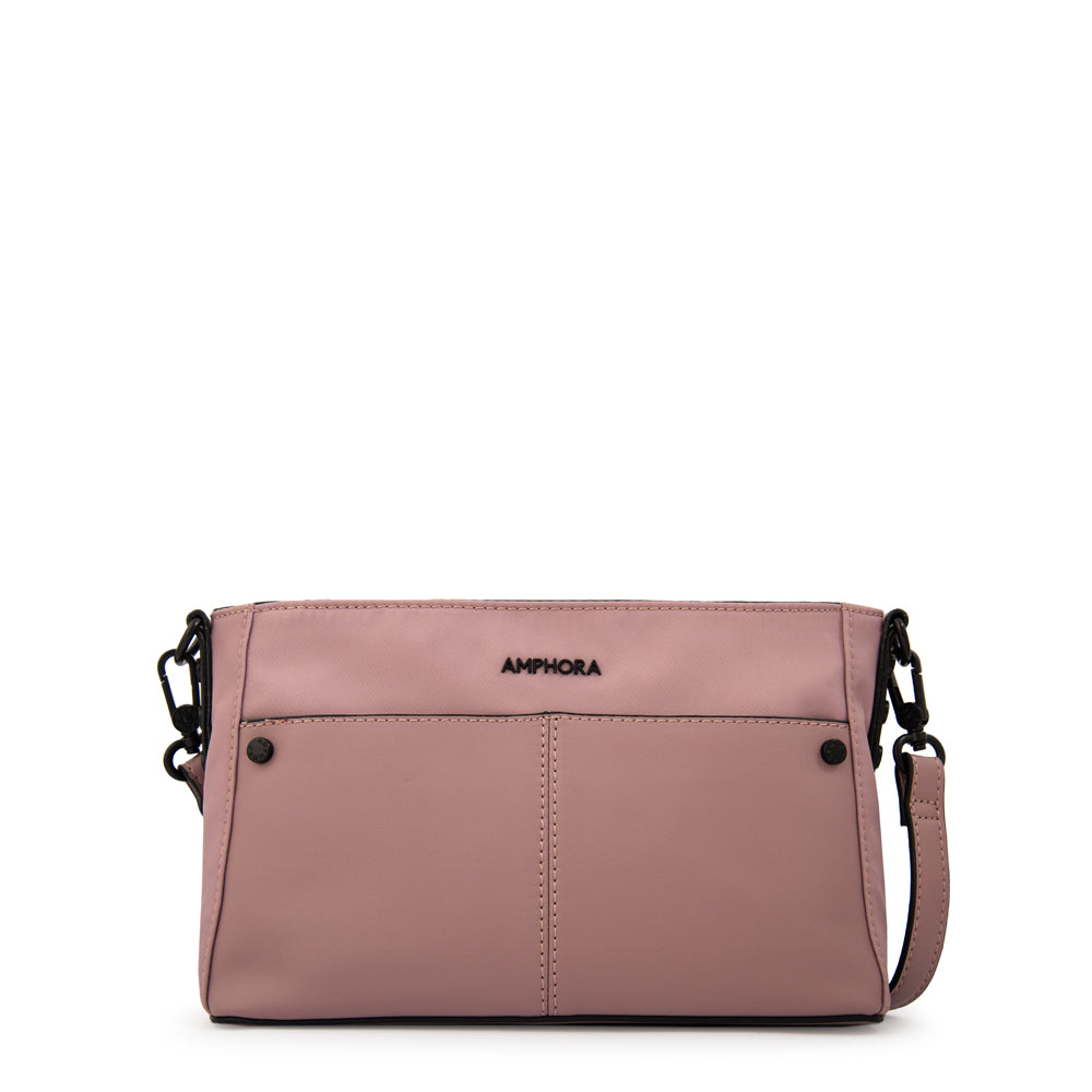 Crossbody Daniella Nylon Rosado Viejo