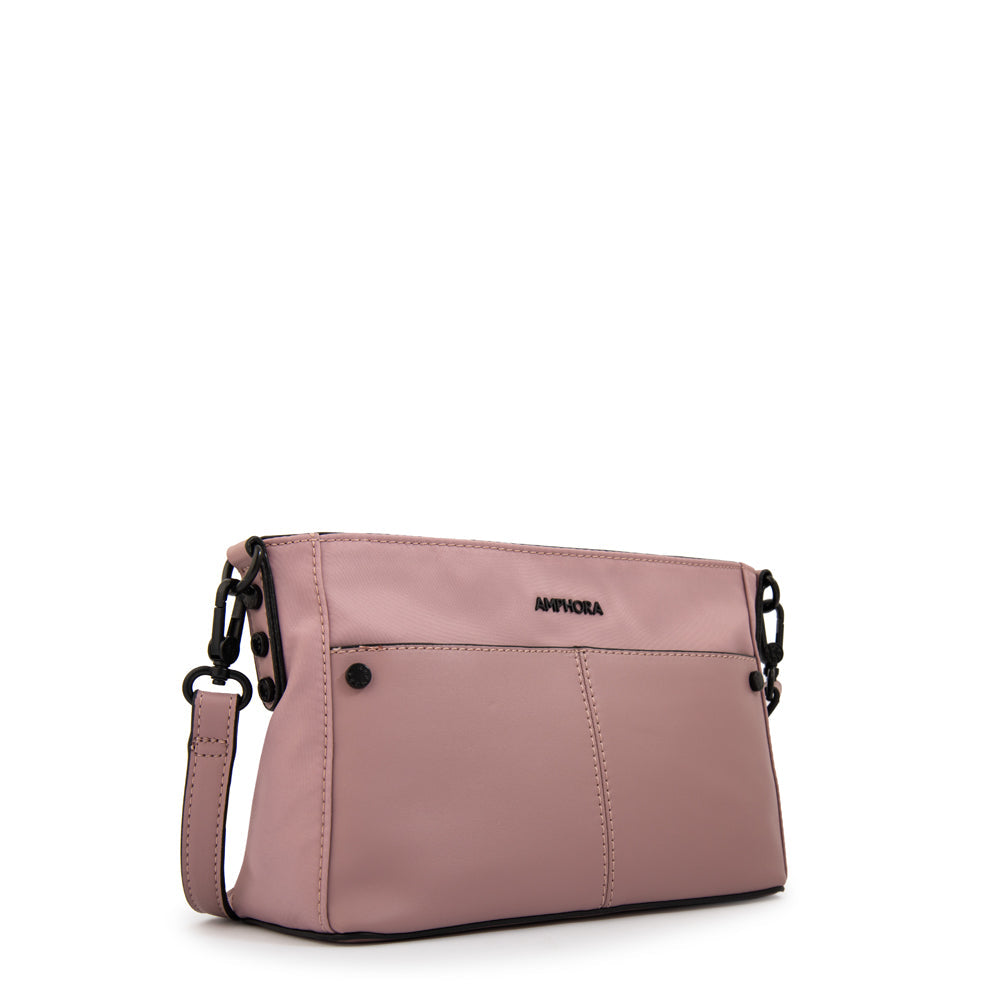 Crossbody Daniella Nylon Rosado Viejo