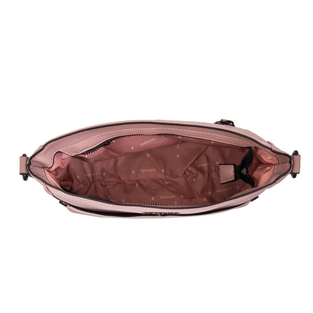 Crossbody Daniella Nylon Rosado Viejo