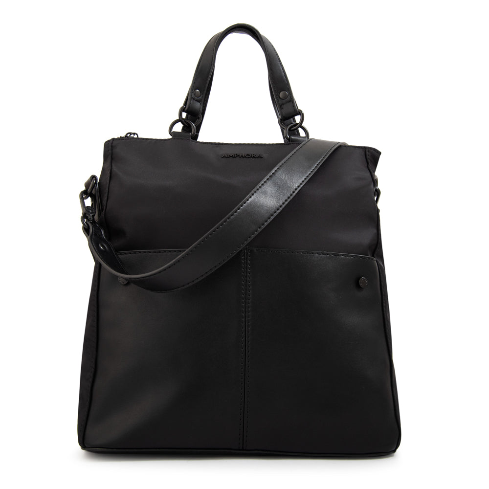 Mochila Daniella Nylon Negro
