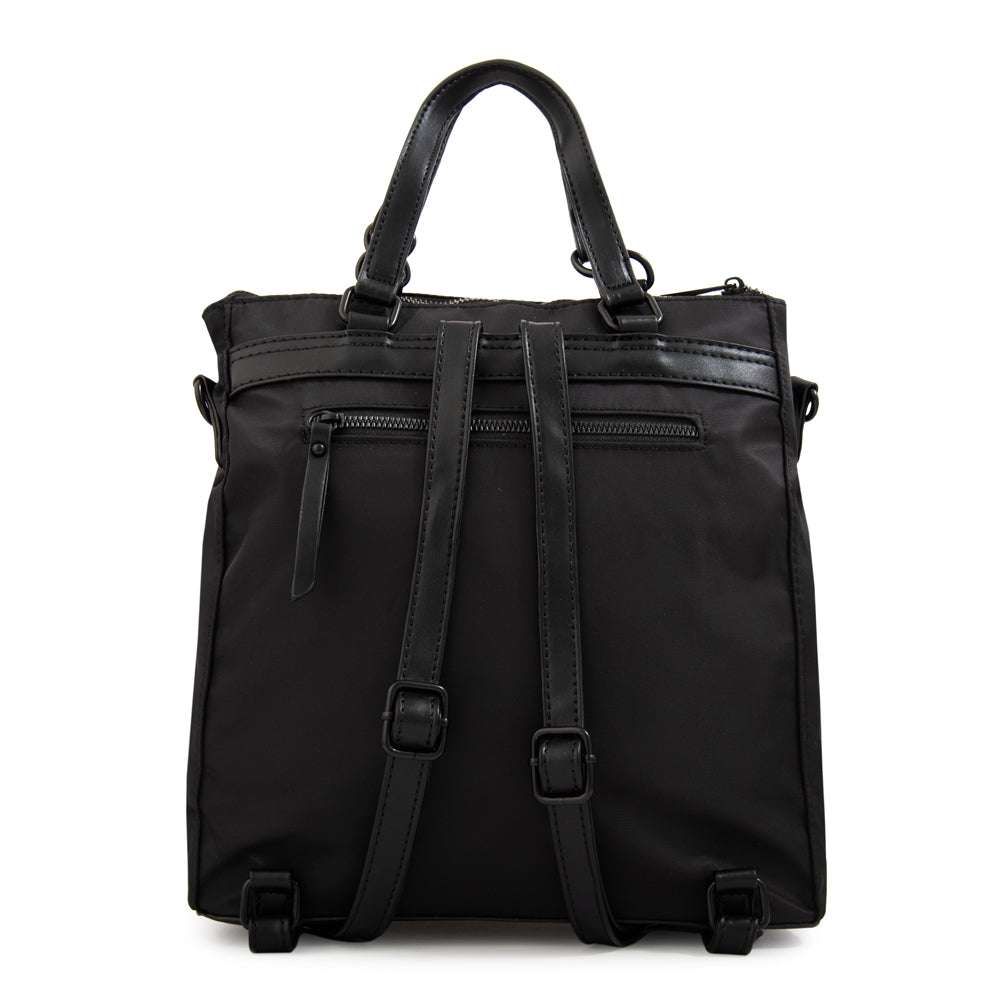 Mochila Daniella Nylon Negro