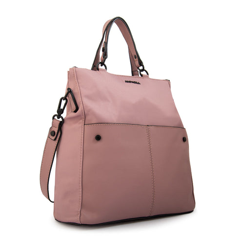Mochila Daniella Nylon Rosado Viejo