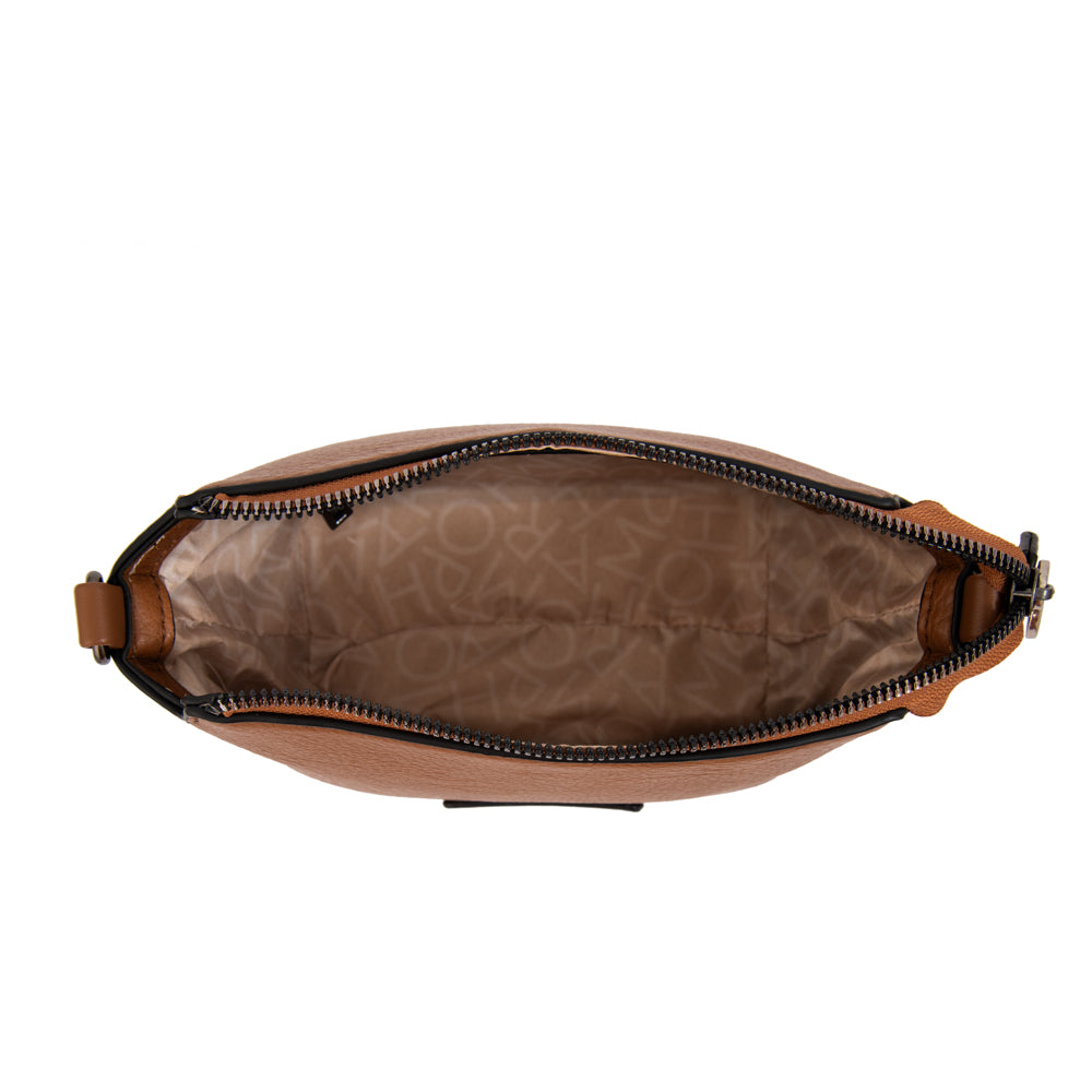 Crossbody Sabrina Granulado Café