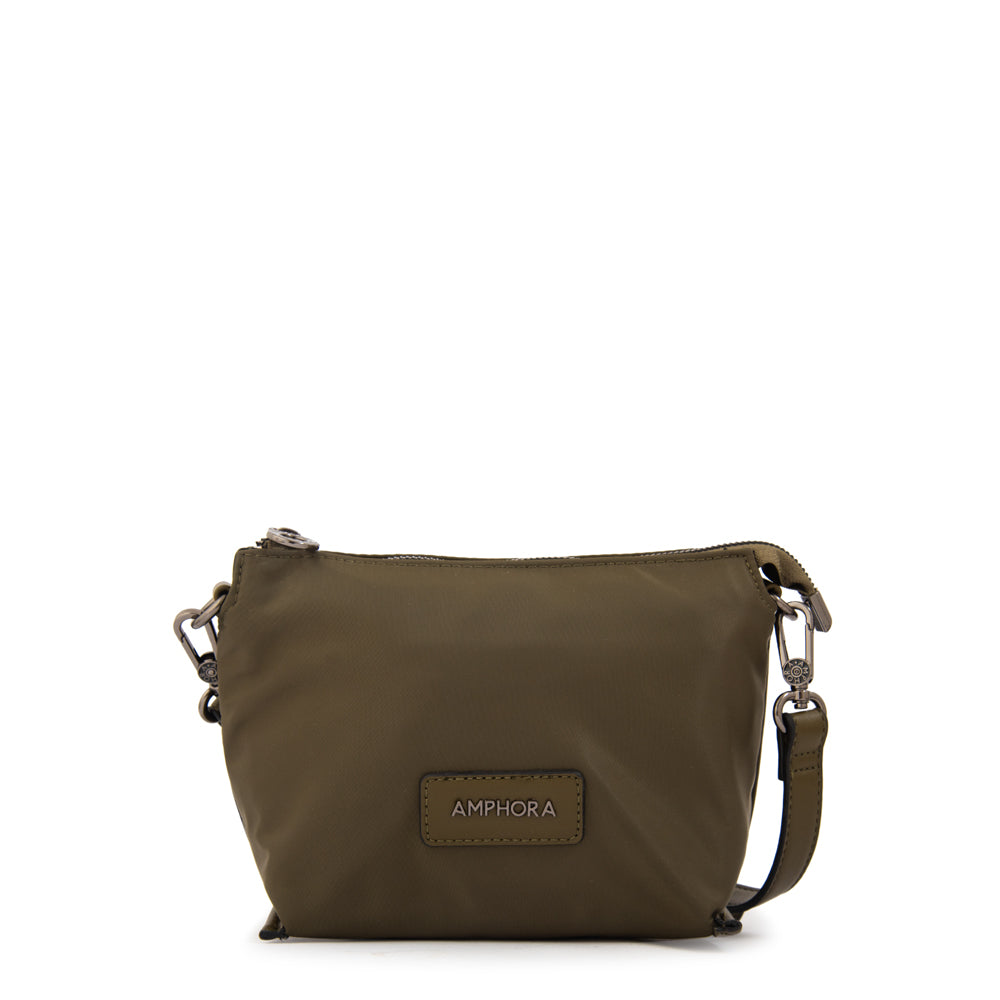 Crossbody Sabrina Nylon Verde Oscuro