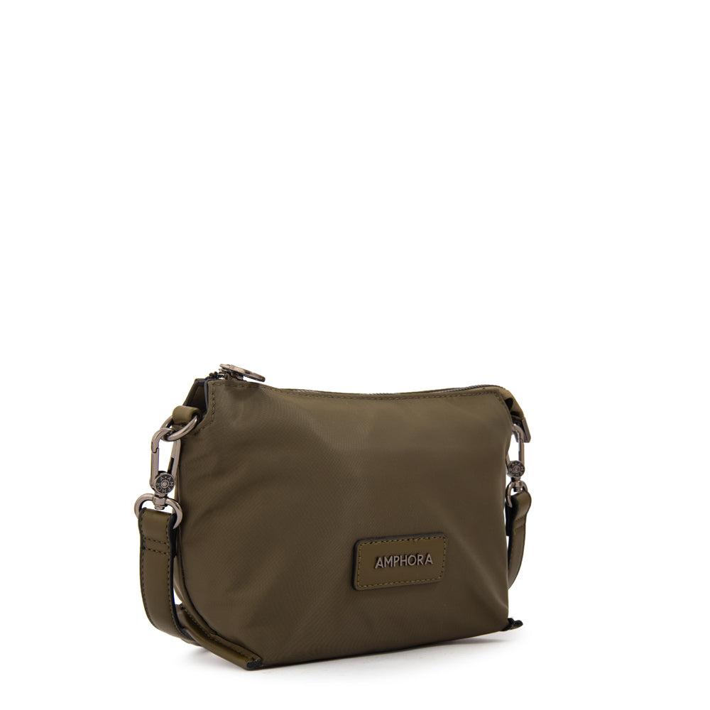 Crossbody Sabrina Nylon Verde Oscuro