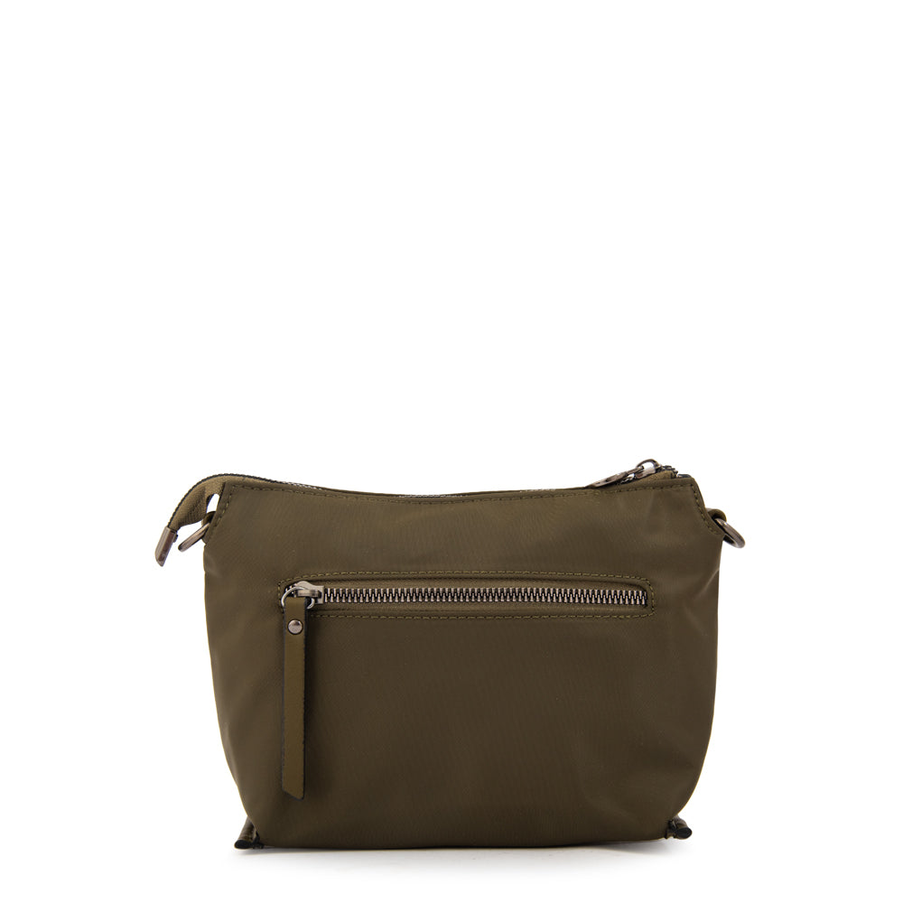 Crossbody Sabrina Nylon Verde Oscuro