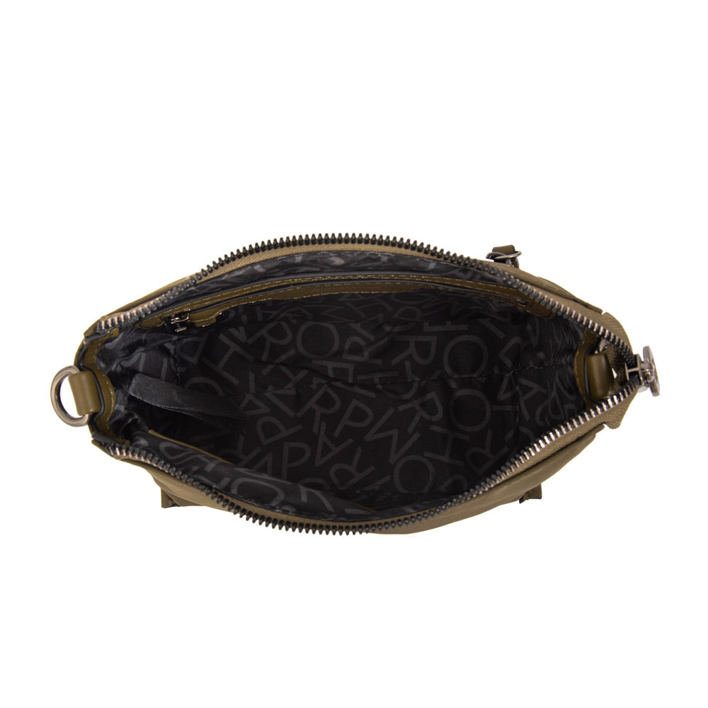 Crossbody Sabrina Nylon Verde Oscuro