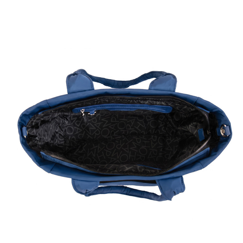 Cartera Dos Asas Gelatto Nylon Azul