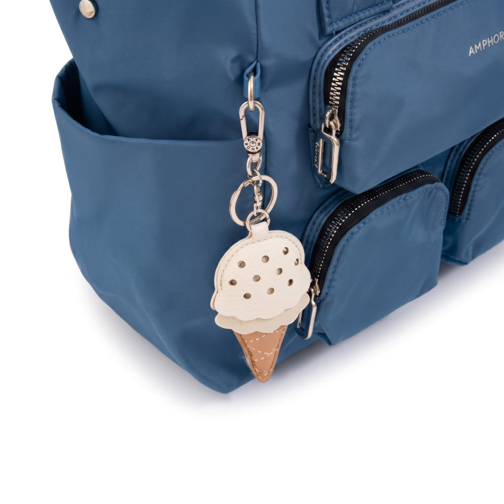 Cartera Dos Asas Gelatto Nylon Azul
