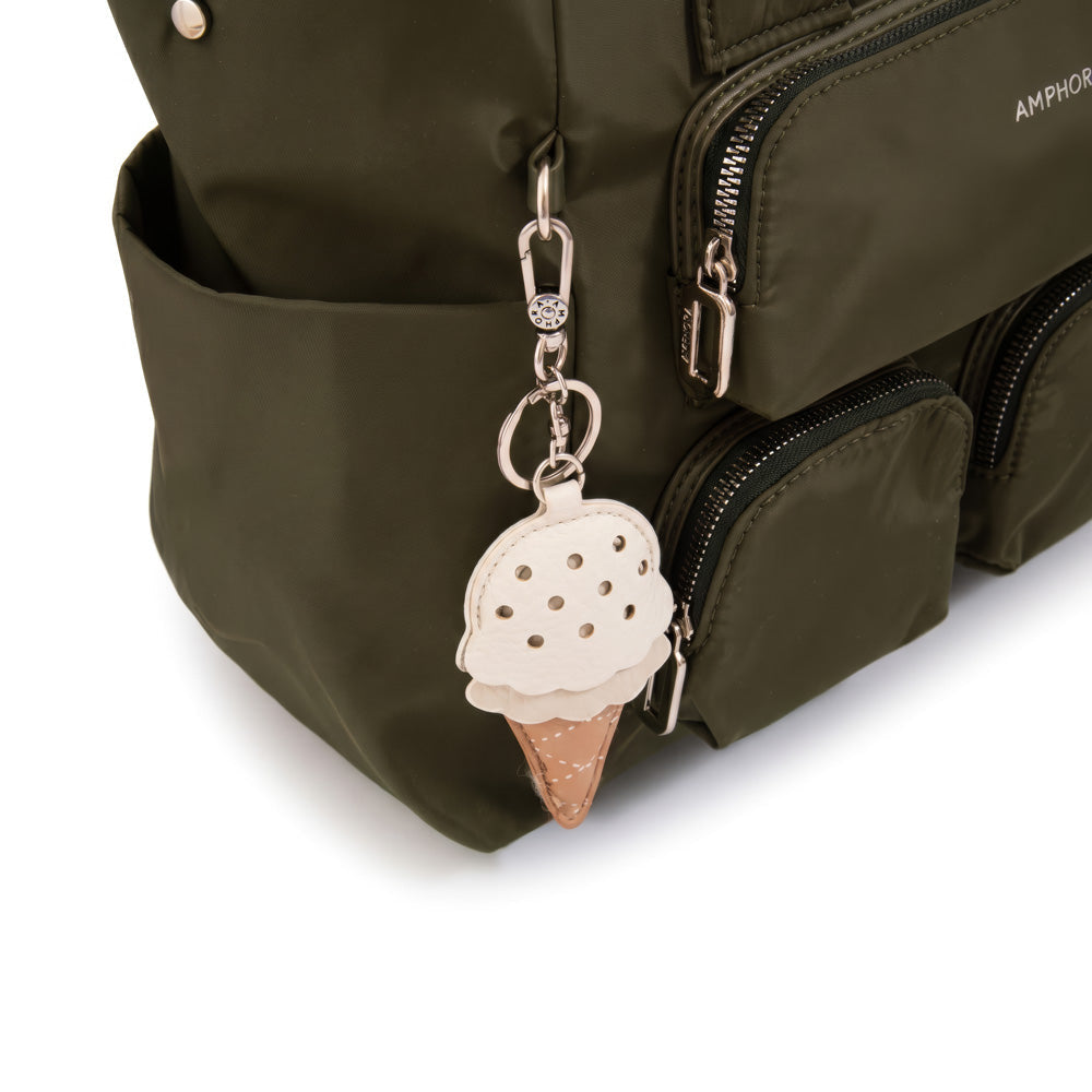 Cartera Dos Asas Gelatto Nylon Verde Oliva