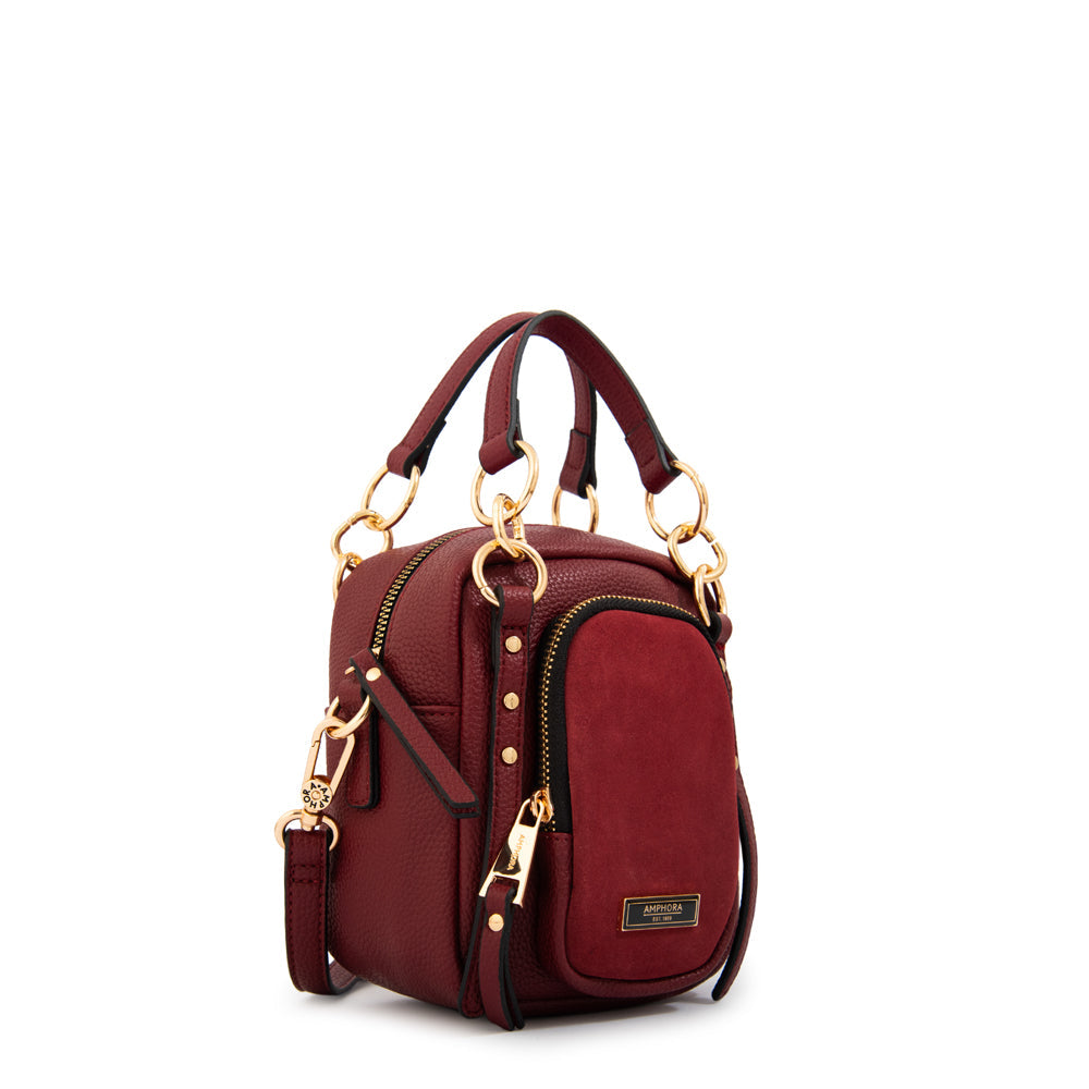 Crossbody Pequeña Natacha Rojo