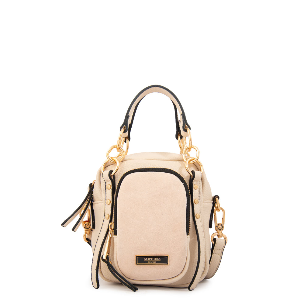 Crossbody Pequeña Natacha Blanco Crudo