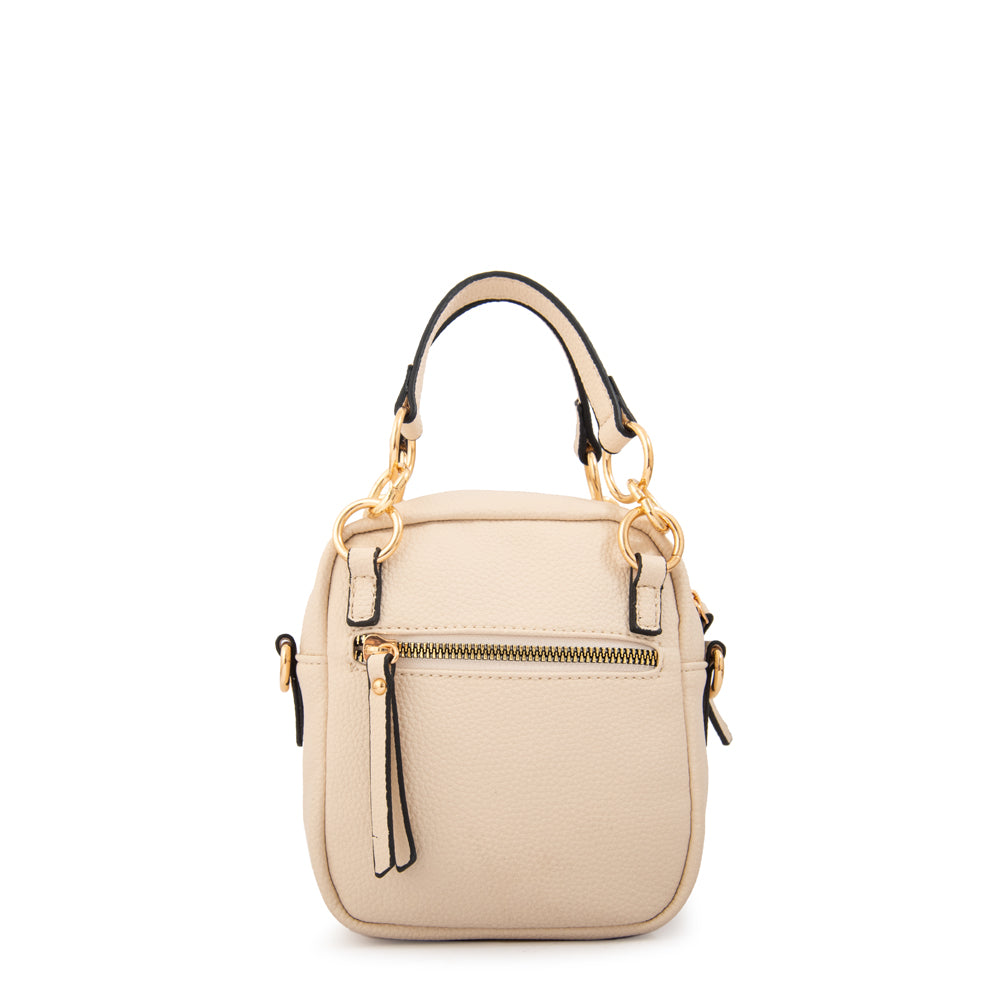 Crossbody Pequeña Natacha Blanco Crudo
