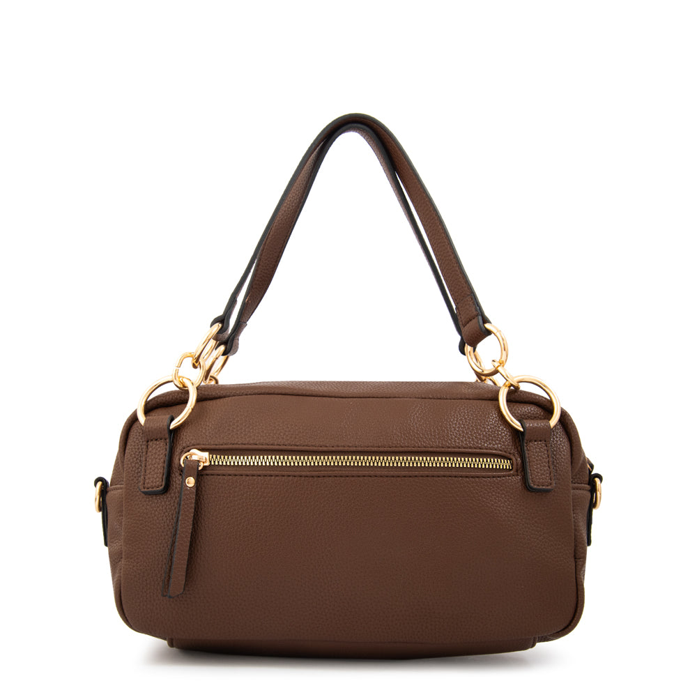 Crossbody Natacha Café Oscuro
