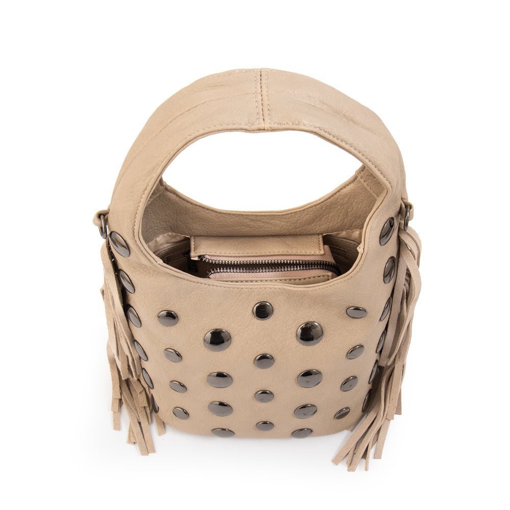 Crossbody Pequeña Jem Beige Oscuro