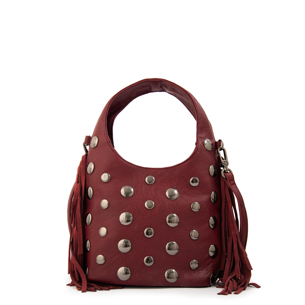 Crossbody Pequeña Jem Burdeo
