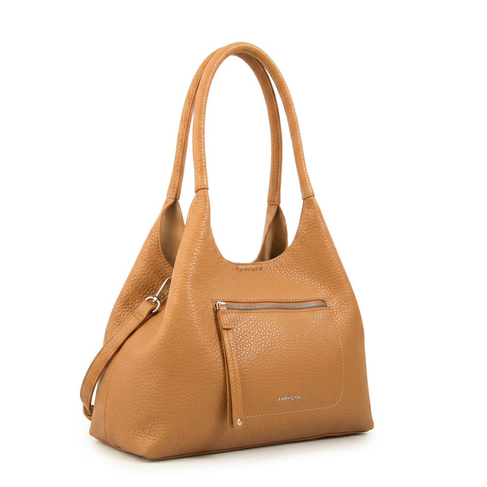 Cartera Dos Asas Lys Beige