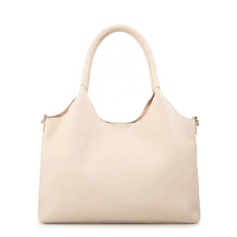 Cartera Corte Recto Lys Blanco Crudo