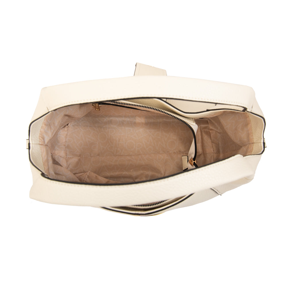 Cartera Dos Asas Melodie Blanco Crudo