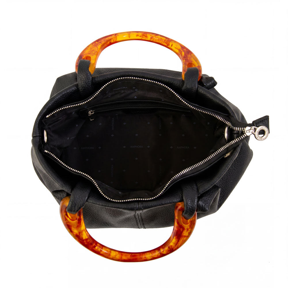 Cartera Dos Asas Belle Negro
