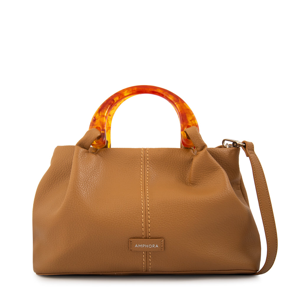 Cartera Dos Asas Belle Camel