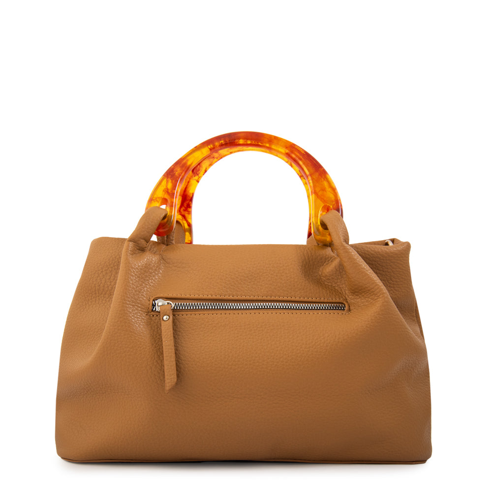 Cartera Dos Asas Belle Camel