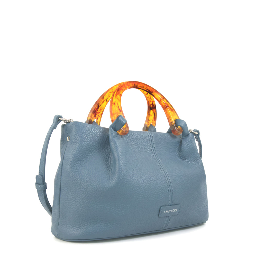 Cartera Dos Asas Belle Denim