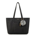 Cartera Dos Asas Grande Rina Negro