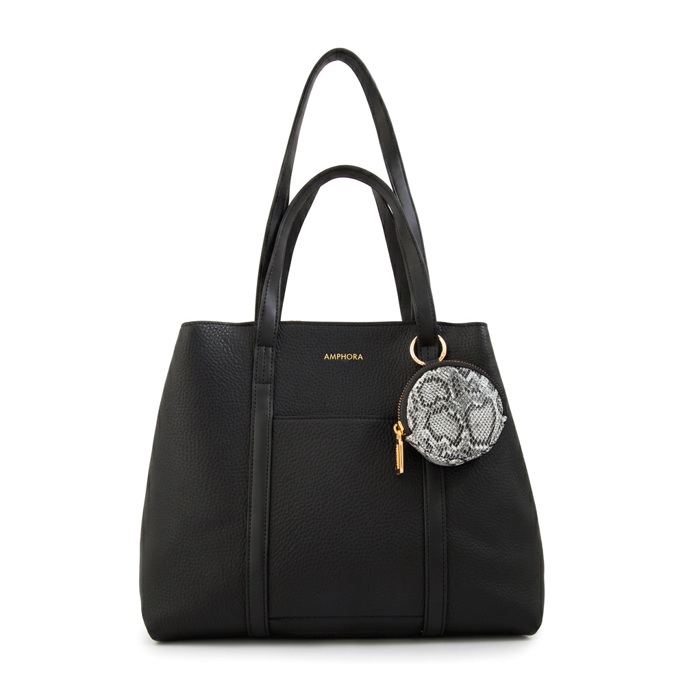 Cartera Dos Asas Rina Negro