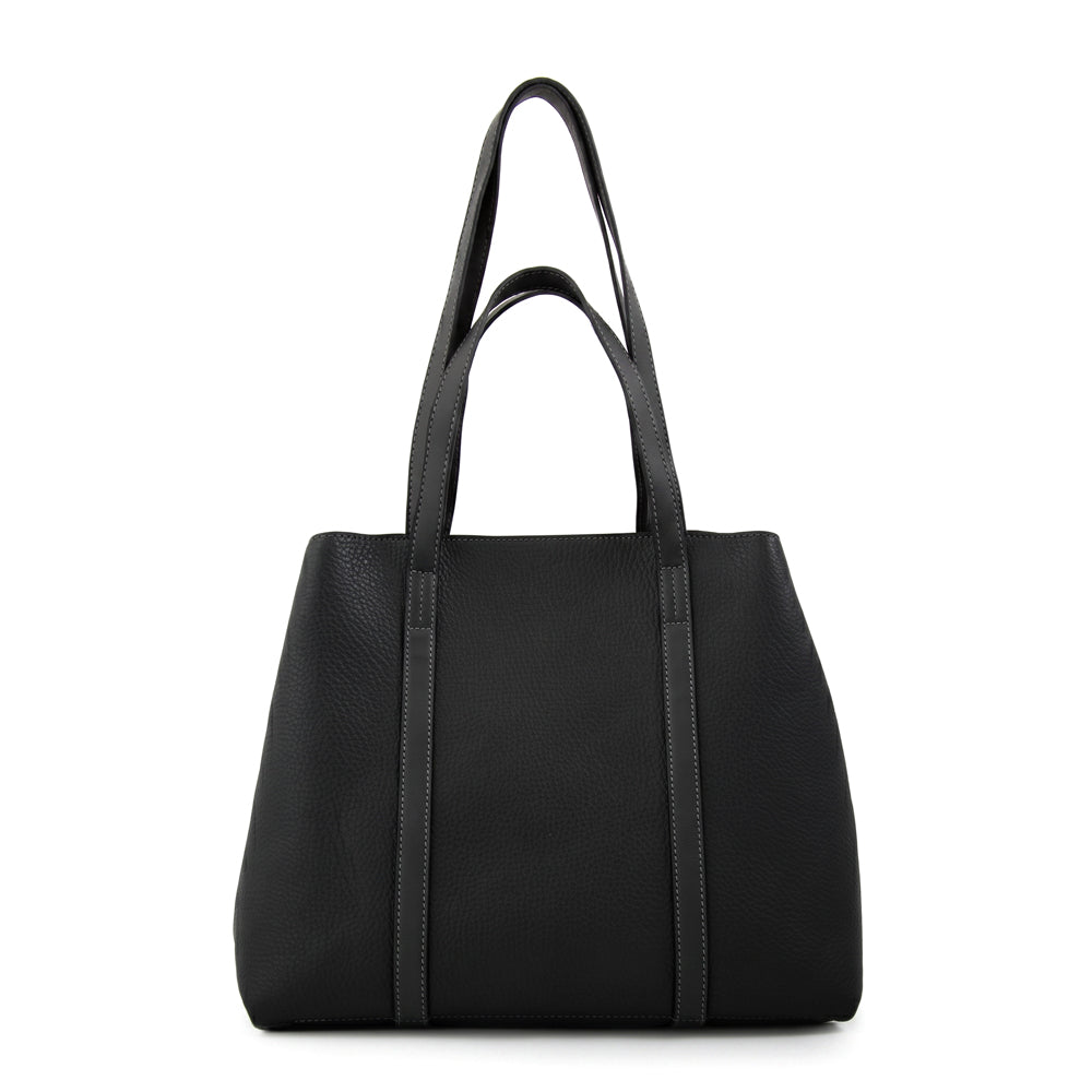 Cartera Dos Asas Rina Negro