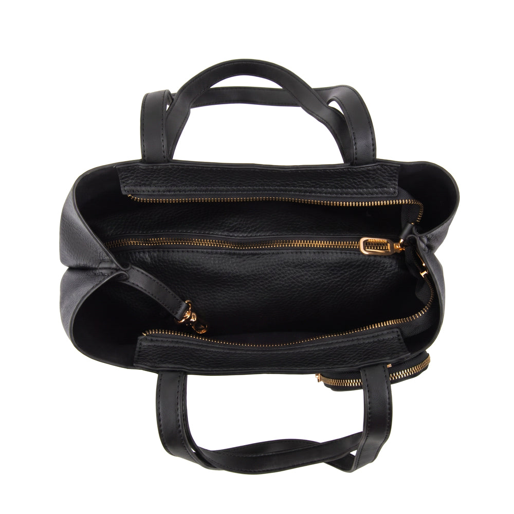 Cartera Dos Asas Rina Negro