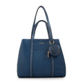 Cartera Dos Asas Rina Azul Oscuro
