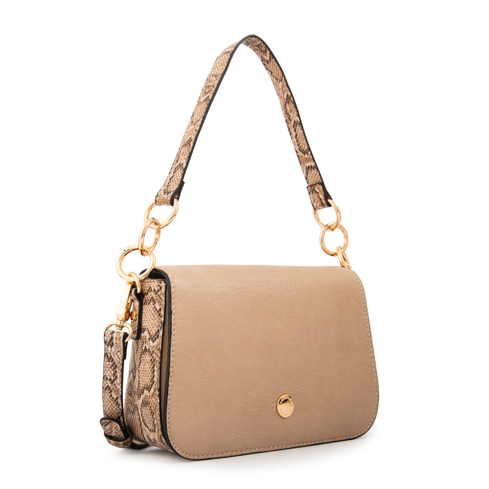 Crossbody Adeline Beige Oscuro