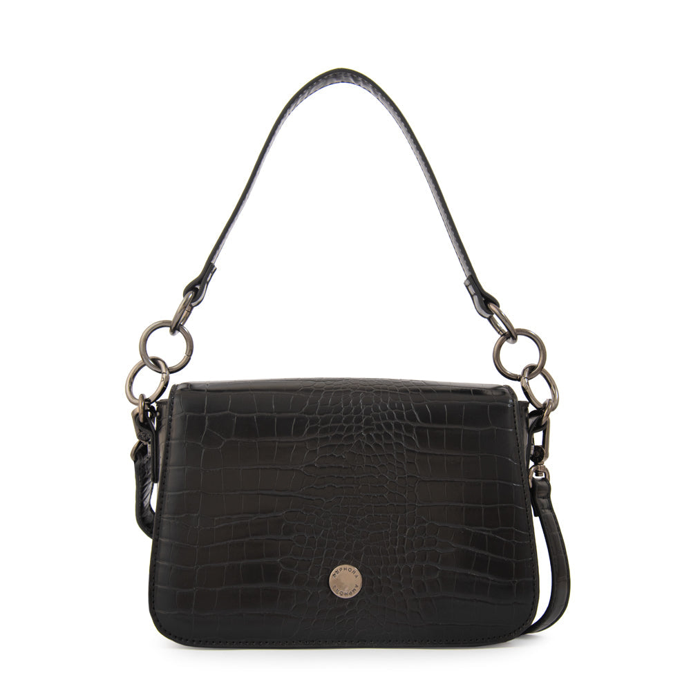 Crossbody Adeline Croco Negro