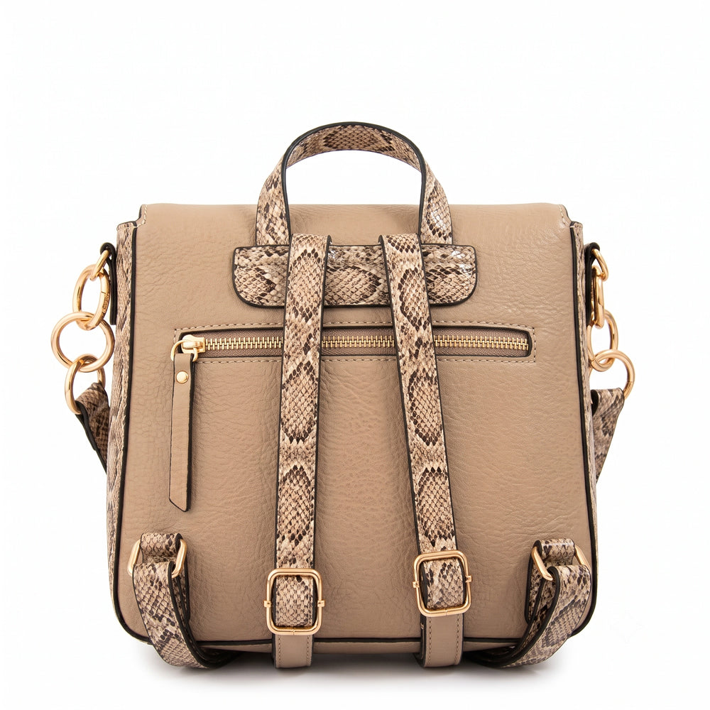 Mochila Adeline Beige Oscuro