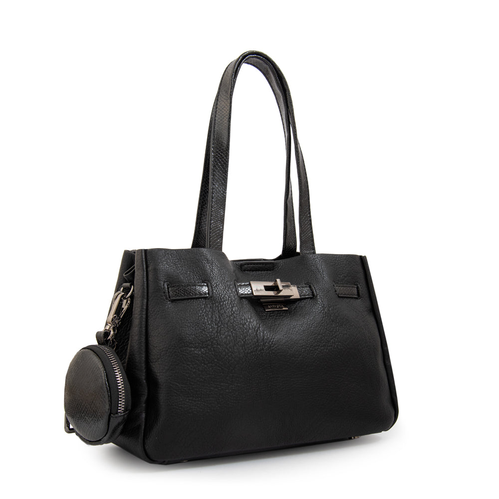 Cartera Dos Asas Camil Negro
