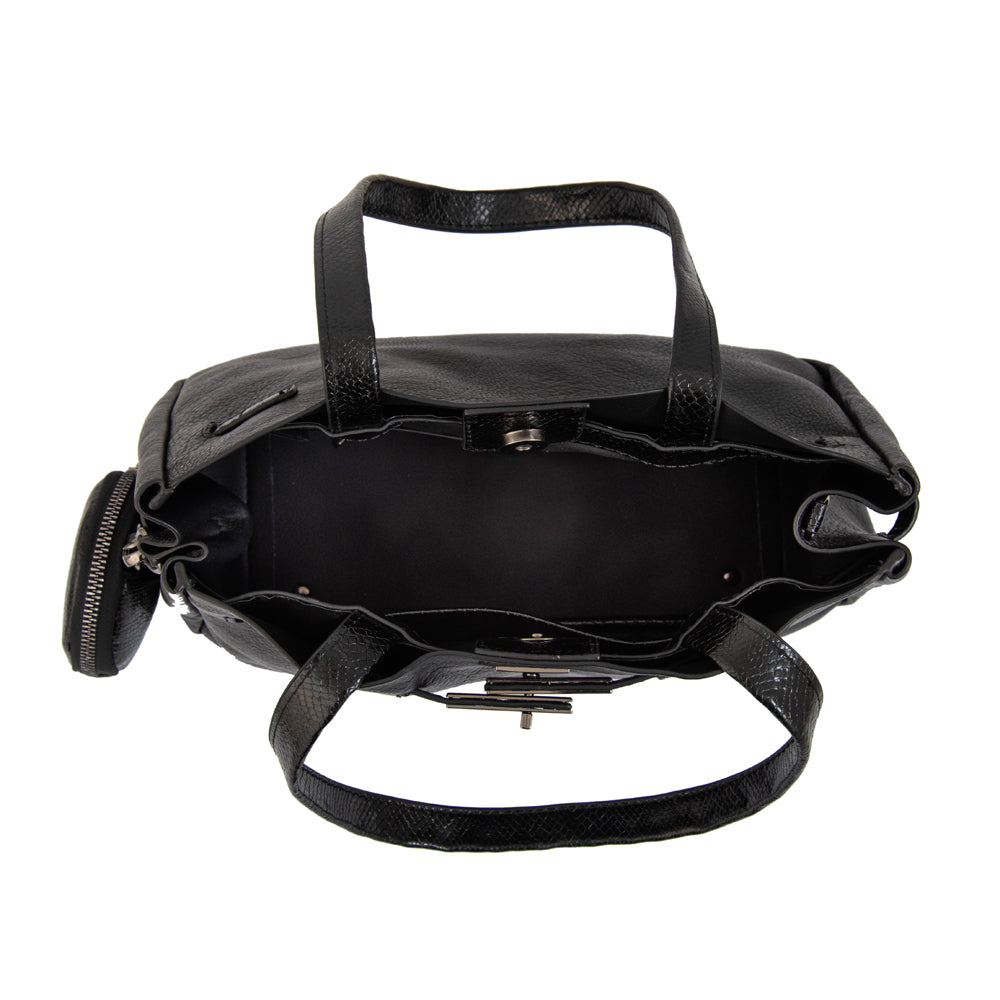 Cartera Dos Asas Camil Negro