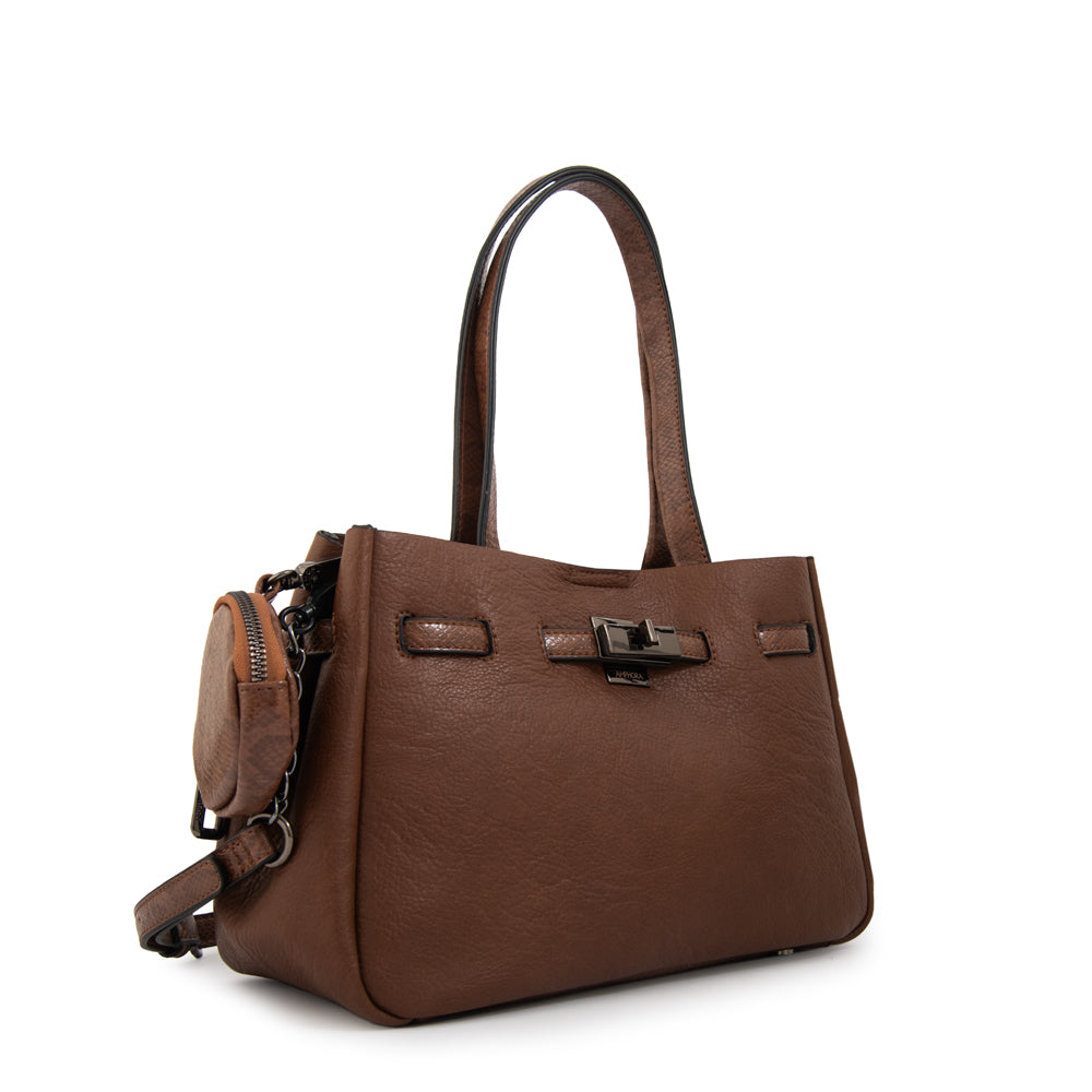 Cartera Dos Asas Camil Café