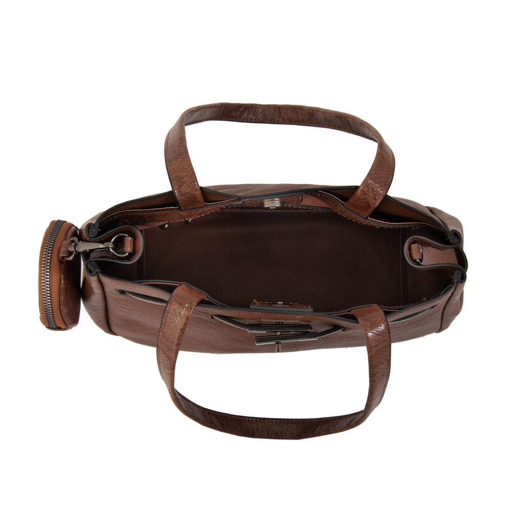 Cartera Dos Asas Camil Café