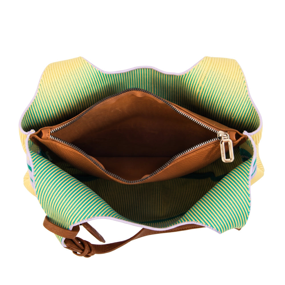 Cartera Dos Asas Kalista Lila