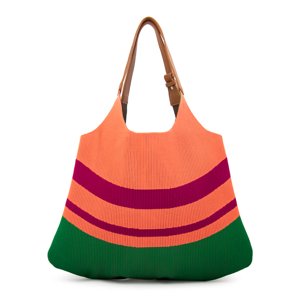Cartera Dos Asas Kalista Naranja