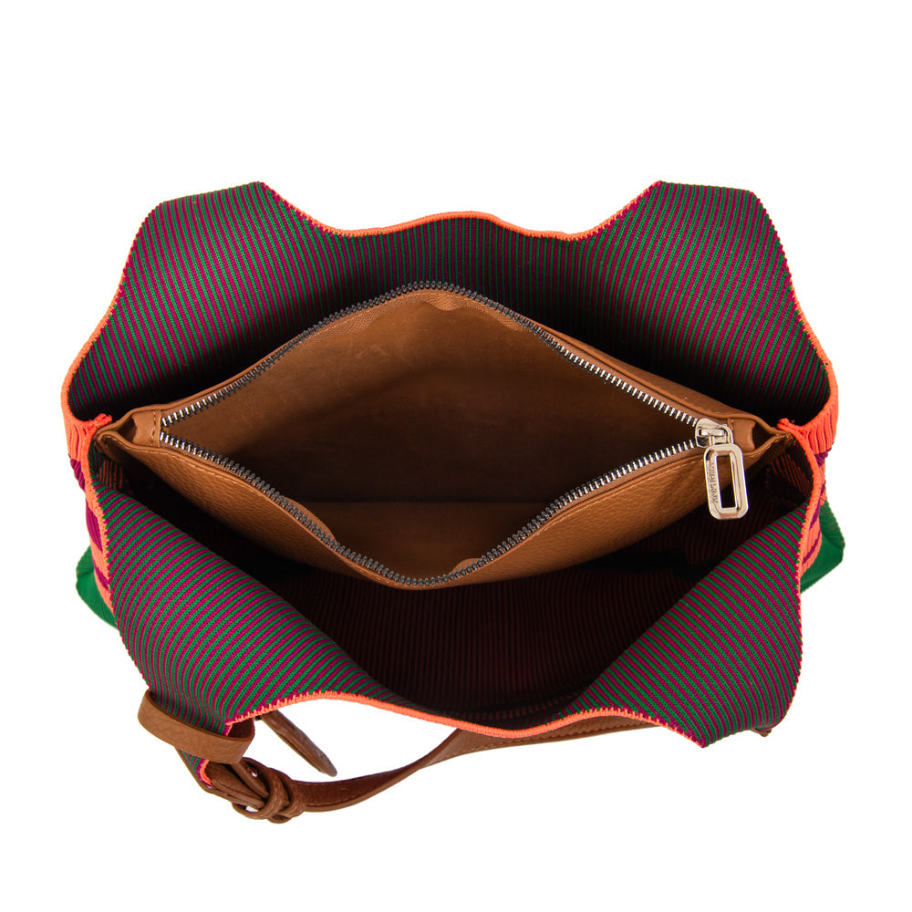 Cartera Dos Asas Kalista Naranja