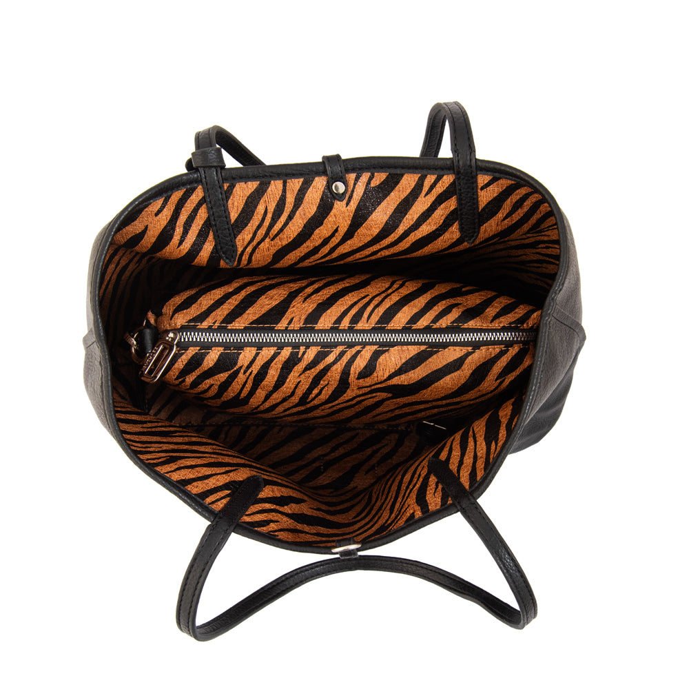 Cartera Dos Asas Reversible Grande Moira Camel