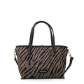 Cartera Dos Asas Reversible Moira Gris Oscuro